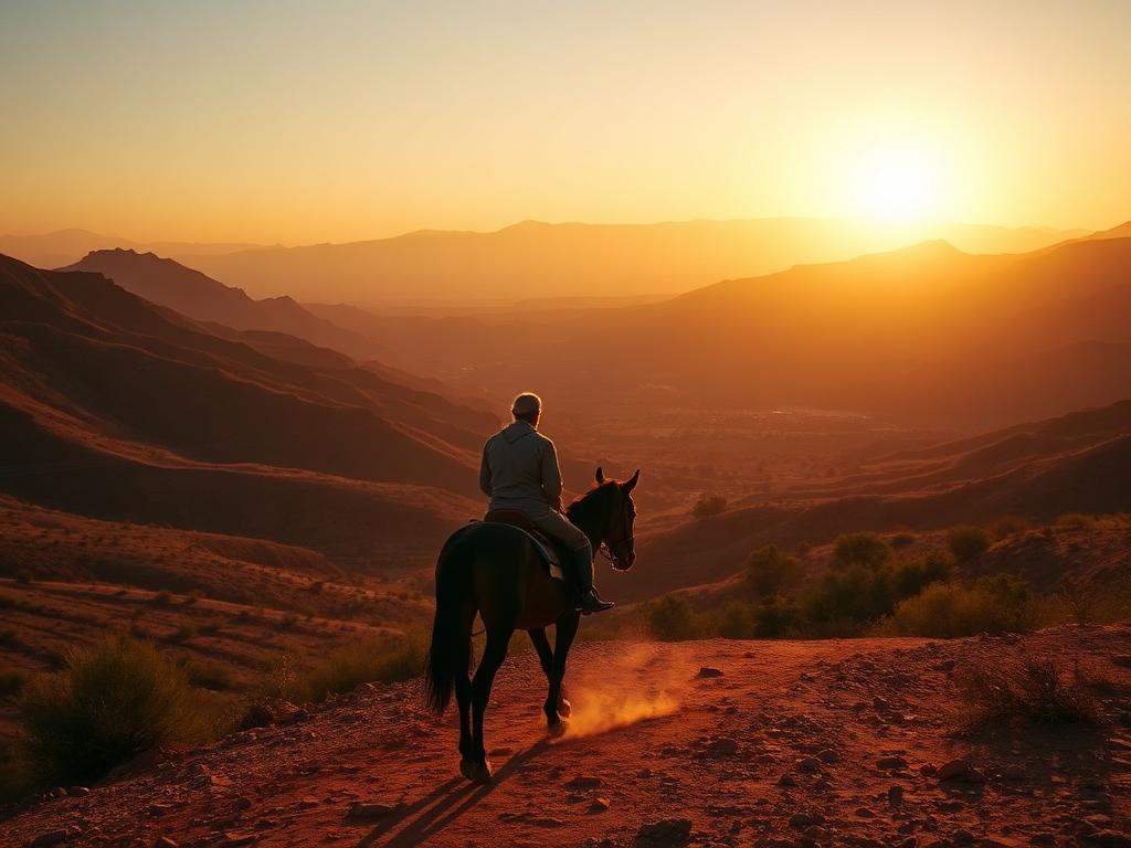 Horseback in the valley